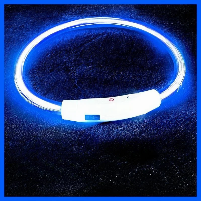 LED Dog Collar, USB Rechargeable