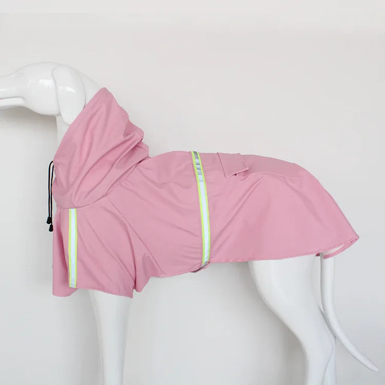 Large Dog Raincoat Waterproof Cloak