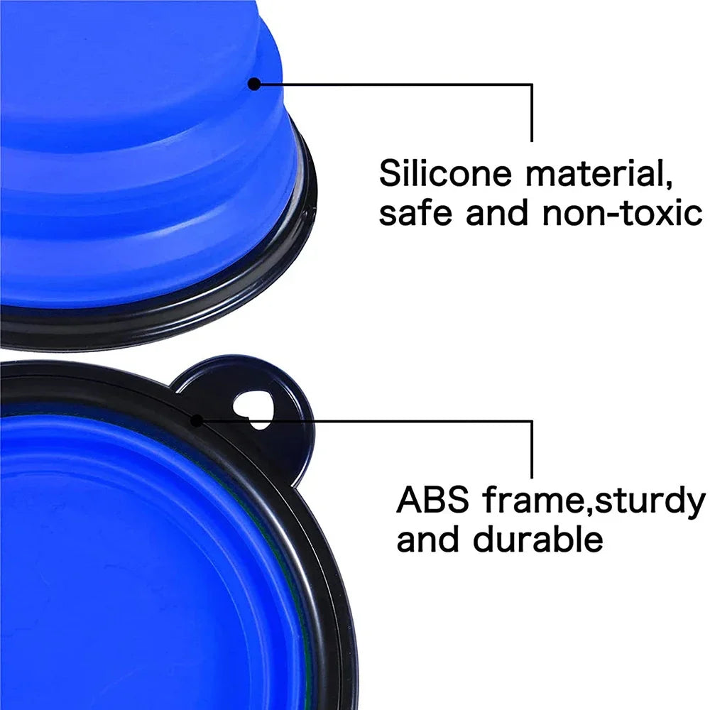 1000ML Silicone Dog Feeder Bowl