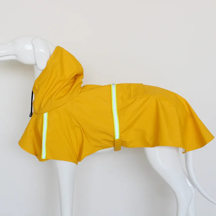 Large Dog Raincoat Waterproof Cloak
