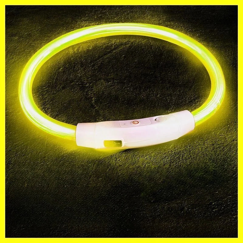 LED Dog Collar USB Rechargeable
